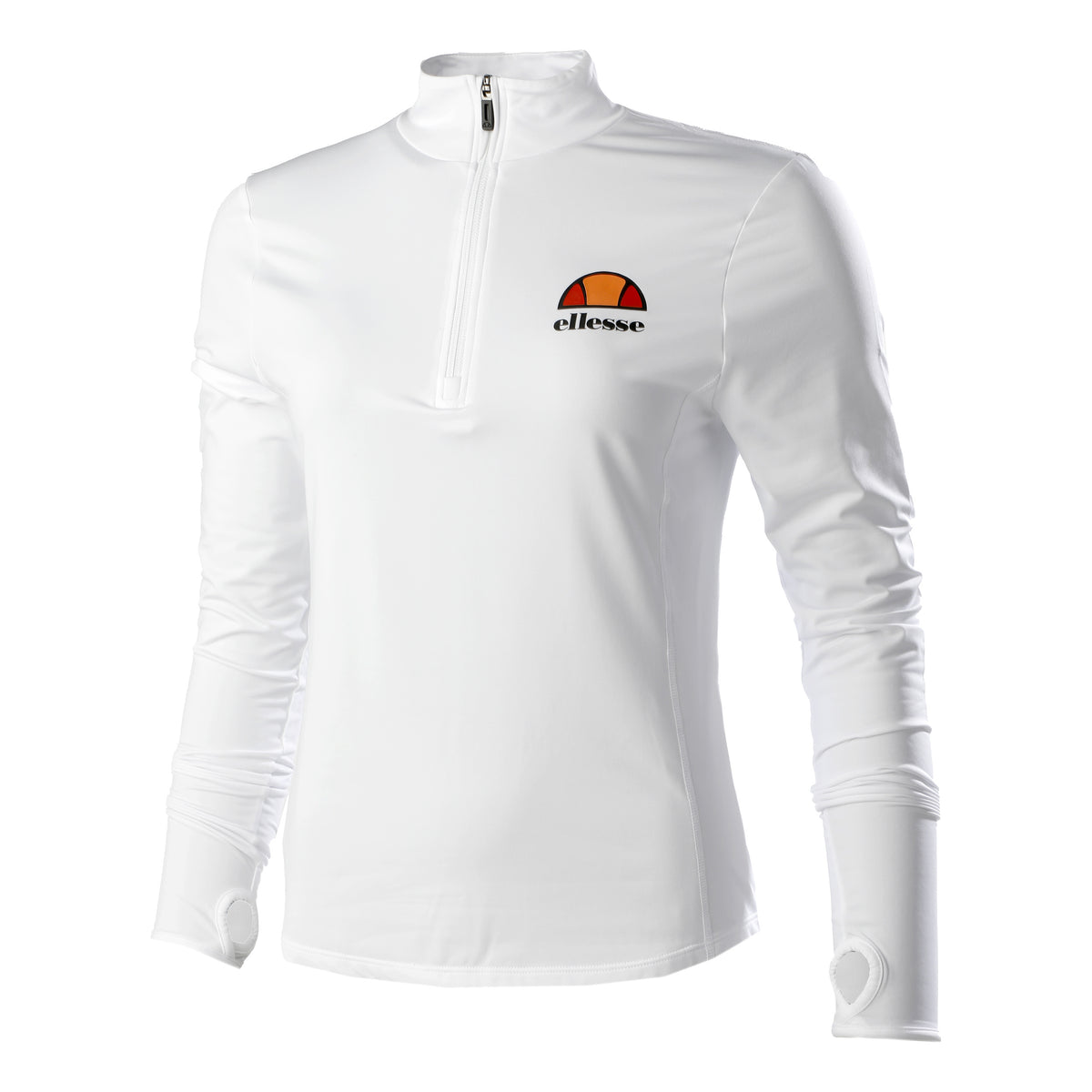 Ellesse Sofira 1/4 Zip Haut manches longues Femmes - blanc, Ellesse Sofira 1/4 Zip Haut manches longues Femmes - blanc,