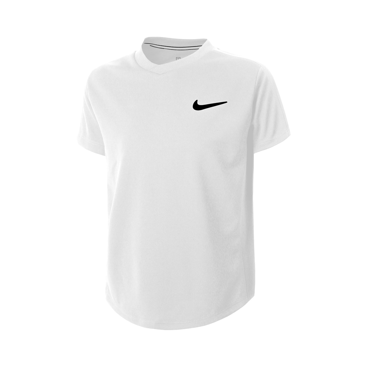 Nike Court Dri-Fit T-shirt Garçons - blanc, noir Nike Court Dri-Fit T-shirt Garçons - blanc, noir