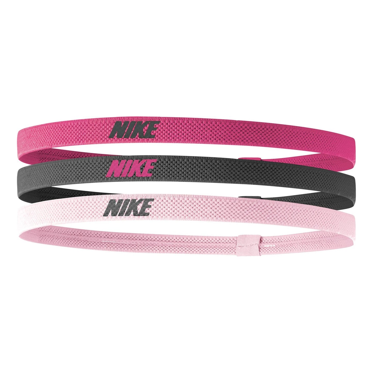 Nike Elastic 2.0 Bandeau Pack de 3 Unisex - pink, multicouleur Nike Elastic 2.0 Bandeau Pack de 3 Unisex - pink, multicouleur