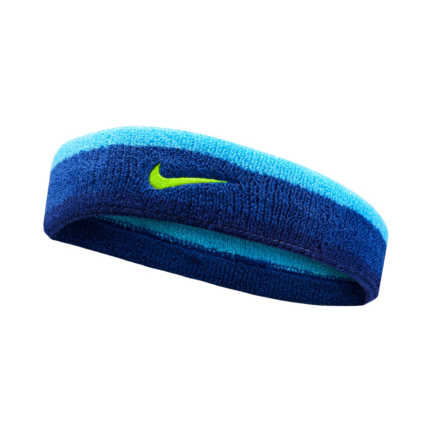 Nike Swoosh Bandeau Unisex - bleu, vert Nike Swoosh Bandeau Unisex - bleu, vert