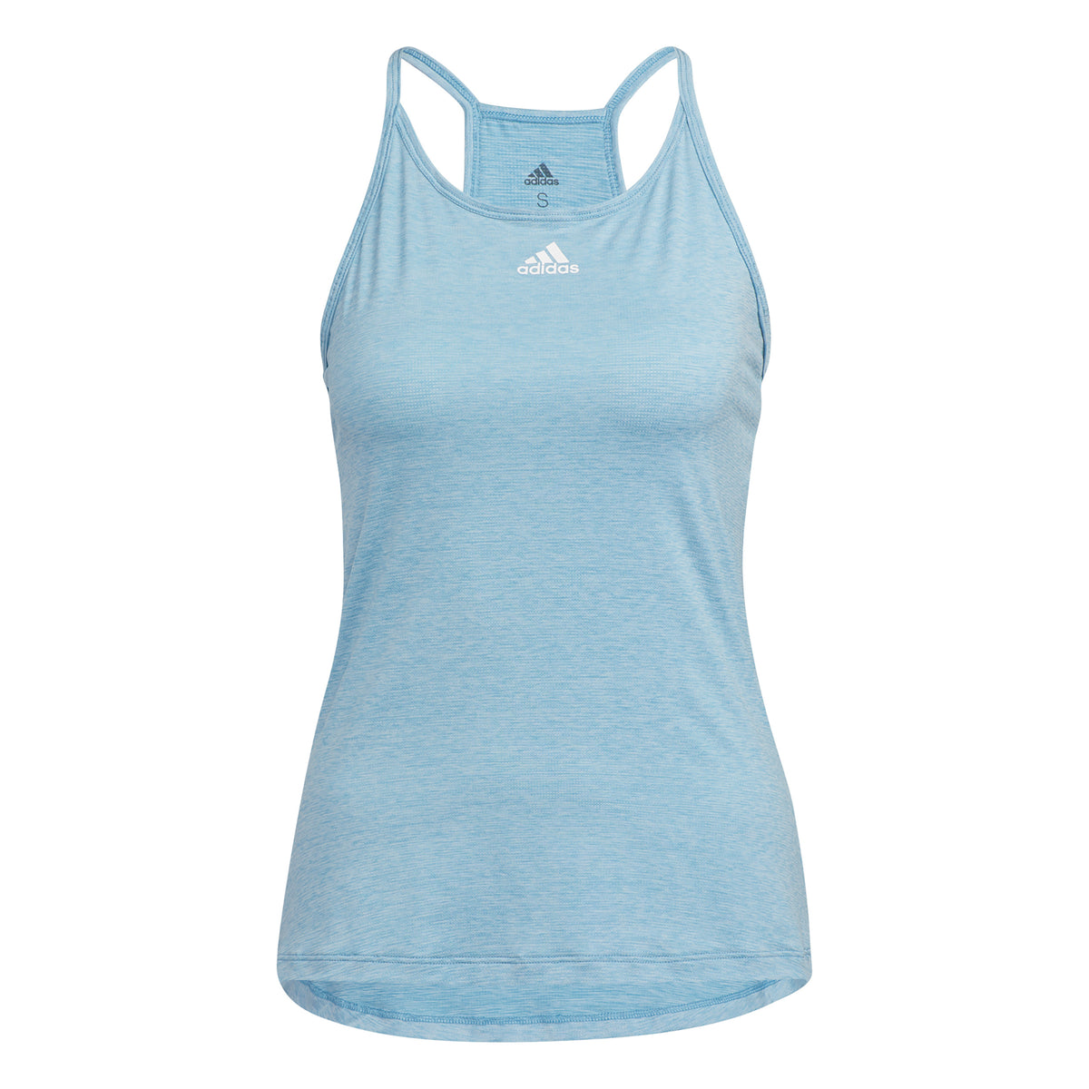 adidas Performance Débardeur tank top Femmes - bleu clair, blanc adidas Performance Débardeur tank top Femmes - bleu clair, blanc