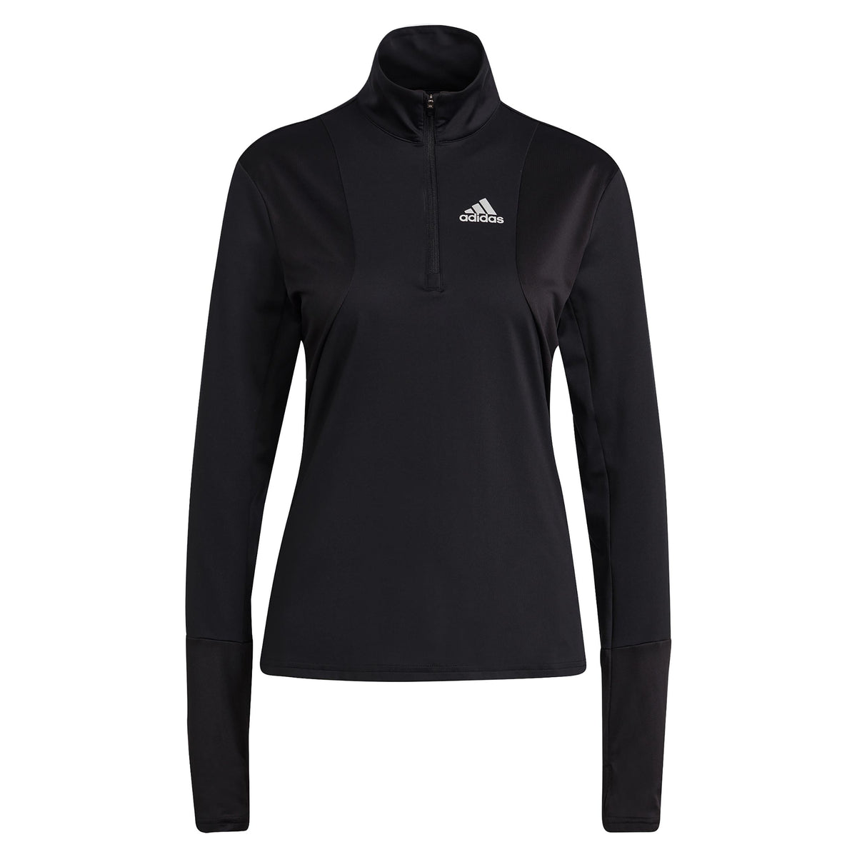 adidas Own The Run Half-Zip Haut manches longues Femmes - noir, blanc adidas Own The Run Half-Zip Haut manches longues Femmes - noir, blanc