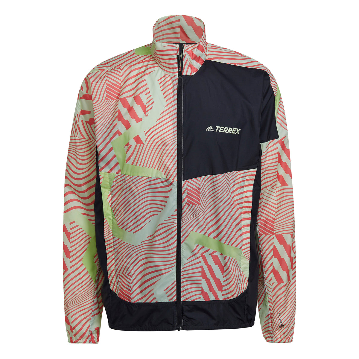 adidas Trail Veste running Hommes - rouge, vert adidas Trail Veste running Hommes - rouge, vert