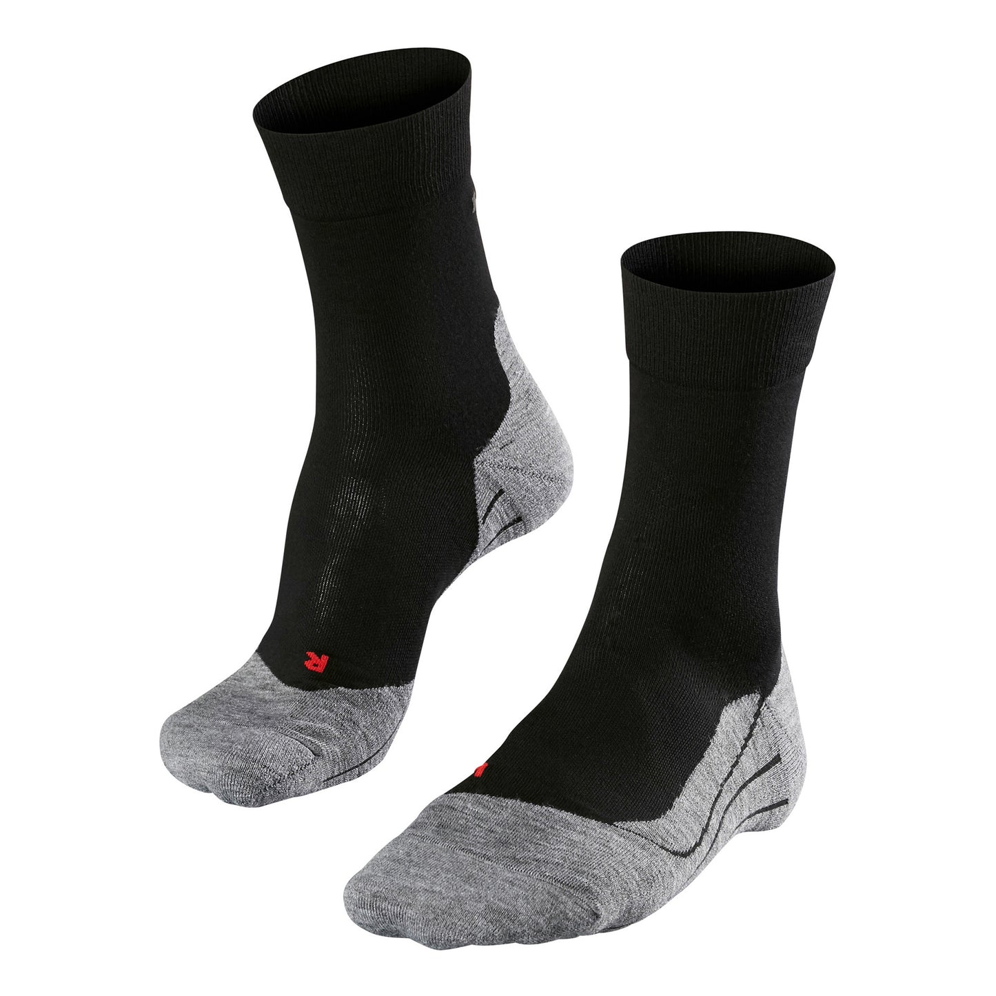 Falke RU4 Endurance Chaussettes de running Hommes-noir, gris Falke RU4 Endurance Chaussettes de running Hommes-noir, gris