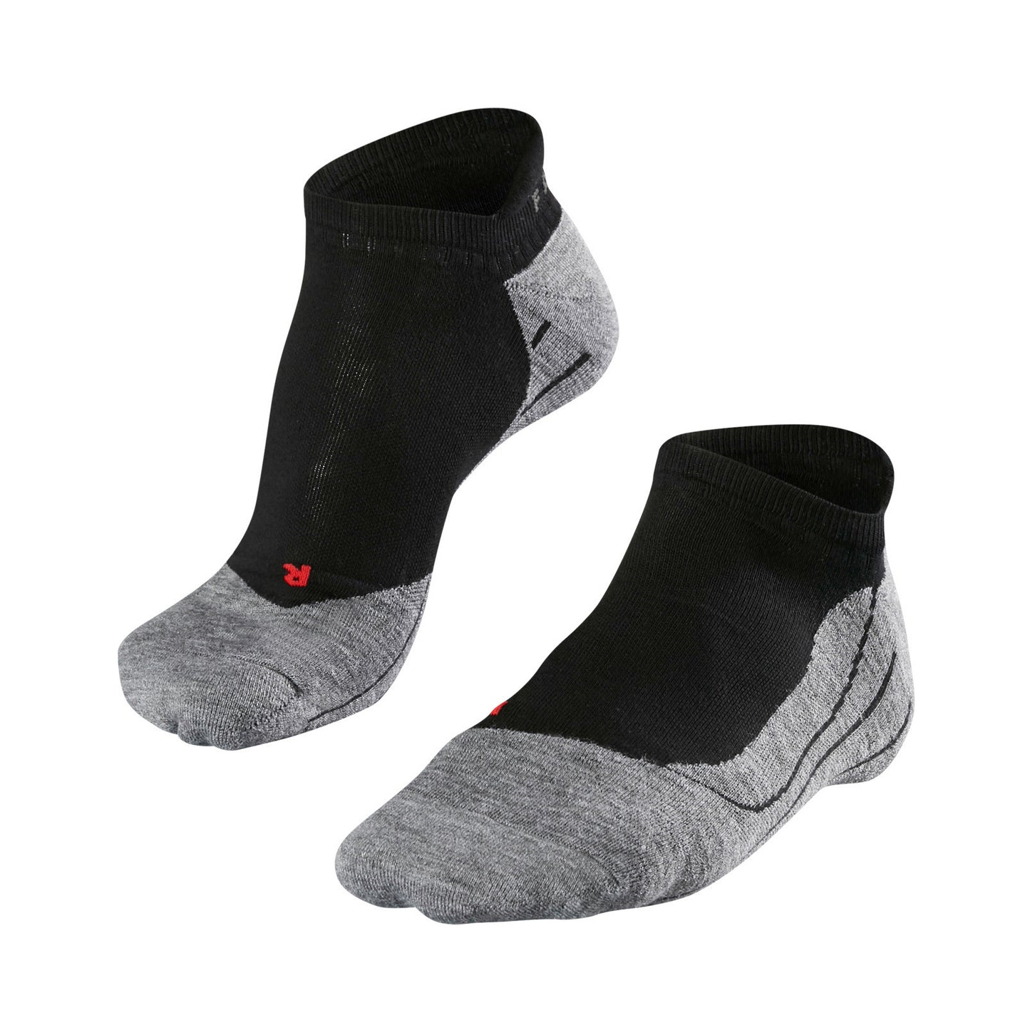 Falke RU4 Endurance Invisible Chaussettes De Running Hommes-Noir,Gris Clair Falke RU4 Endurance Invisible Chaussettes De Running Hommes-Noir,Gris Clair