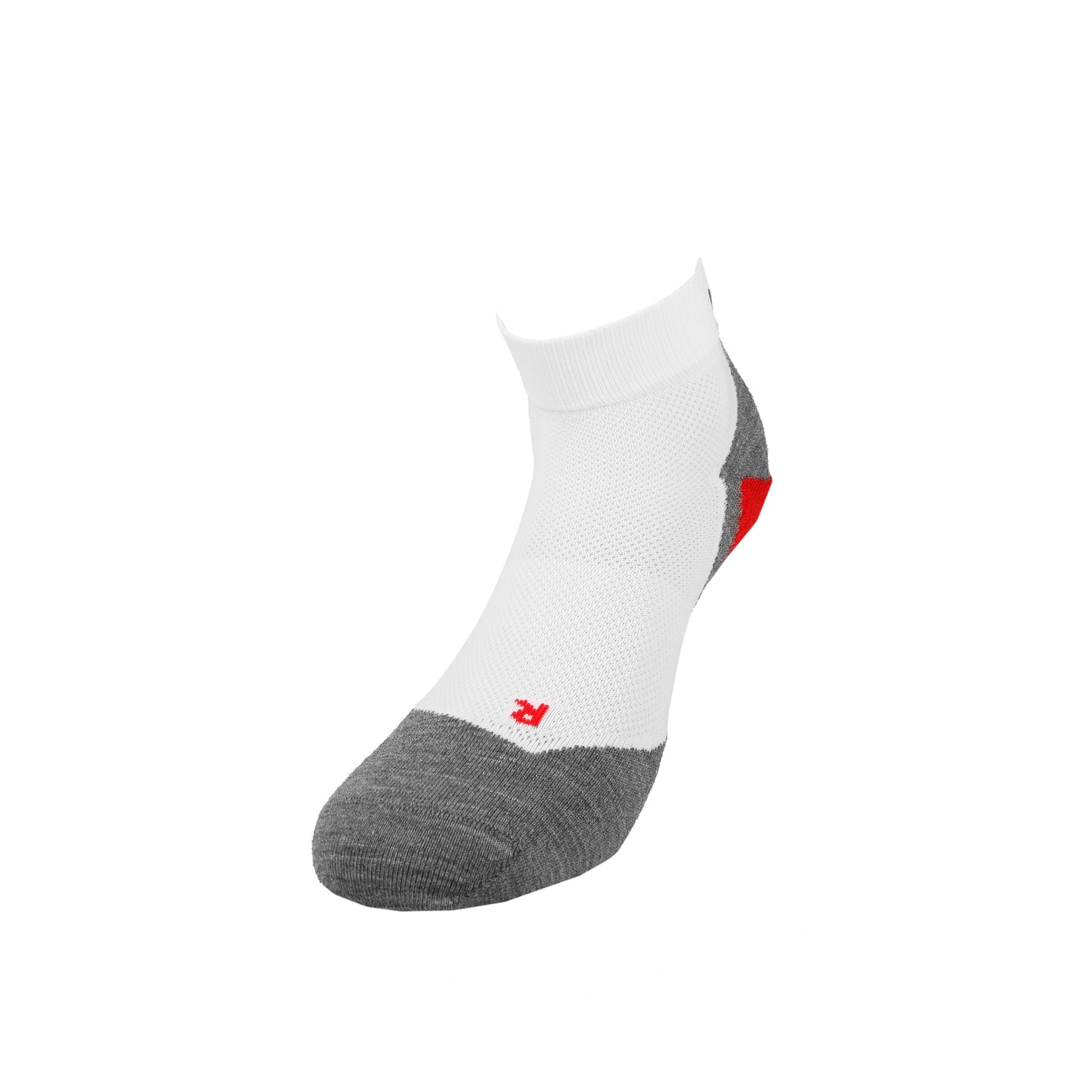 Falke RU5 Race Short Chaussettes De Running Hommes-Blanc,Gris Falke RU5 Race Short Chaussettes De Running Hommes-Blanc,Gris