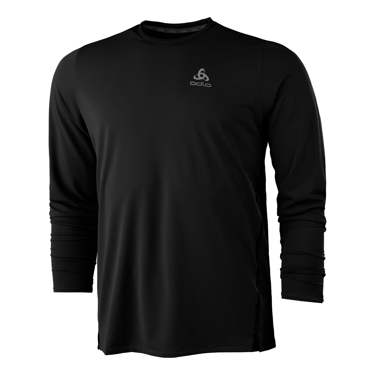 Odlo Zeroweight Chill-Tec Crew Neck Haut Manches Longues Hommes-Noir Odlo Zeroweight Chill-Tec Crew Neck Haut Manches Longues Hommes-Noir