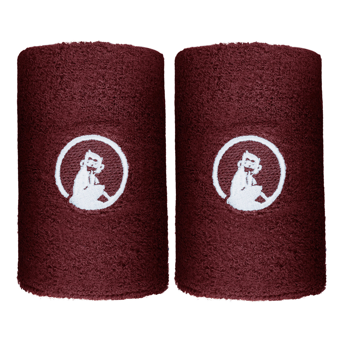Quiet Please Poignet Pack de 2 unités long - rouge vin Quiet Please Poignet Pack de 2 unités long - rouge vin