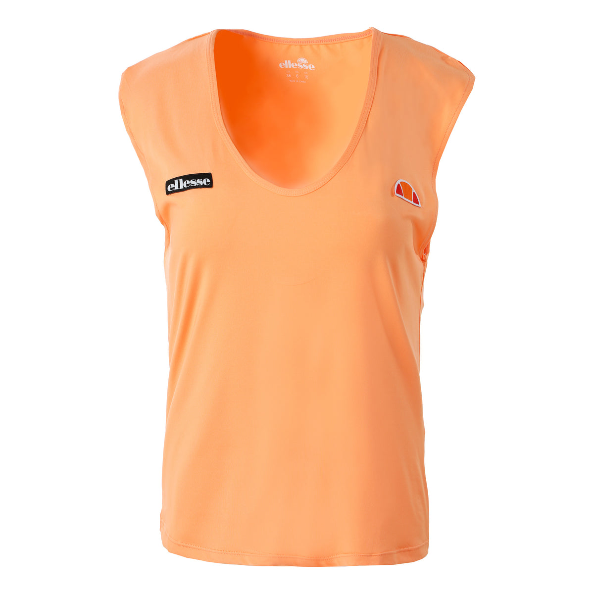 Ellesse Ribbon ai. T-shirt Femmes - orange, noir