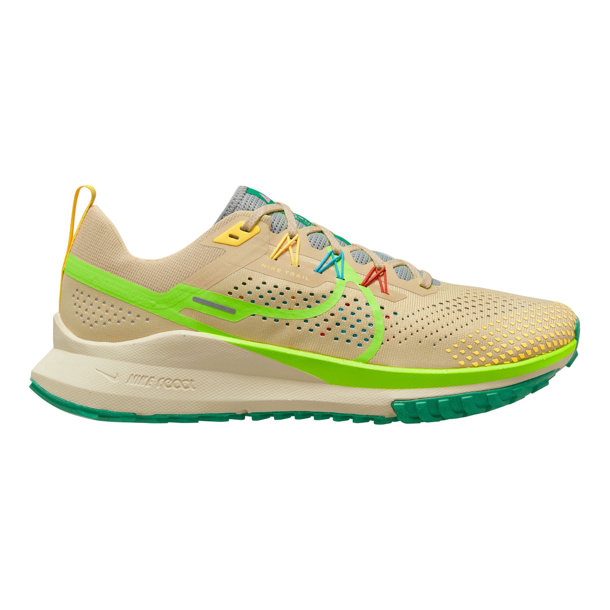 Nike Pegasus Trail 4 Chaussure trail Hommes - or, vert fluo