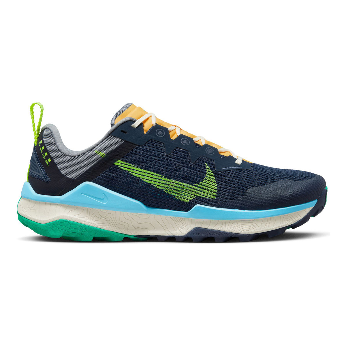 Nike React Wildhorse 8 Chaussure trail Hommes - bleu, vert