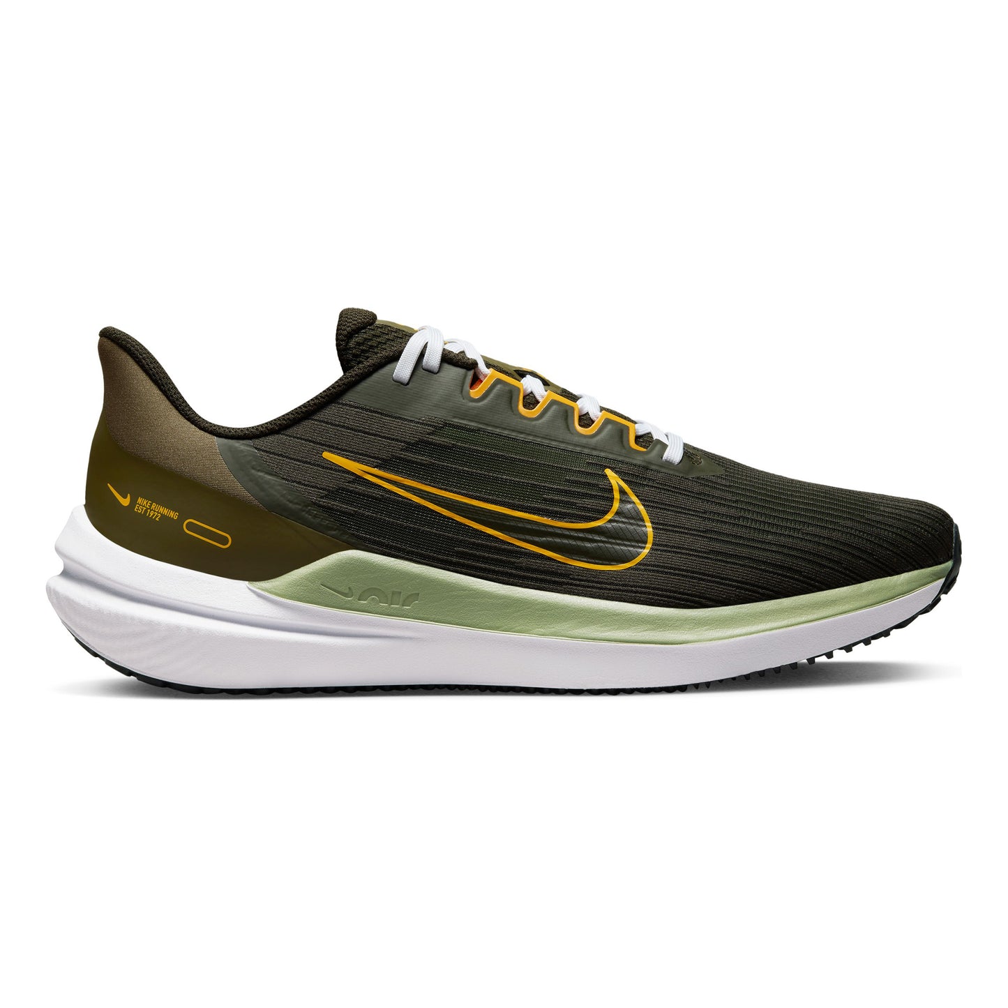 Nike Air Winflo 9 Chaussure de running sans stabilisateurs Hommes - noir, gris