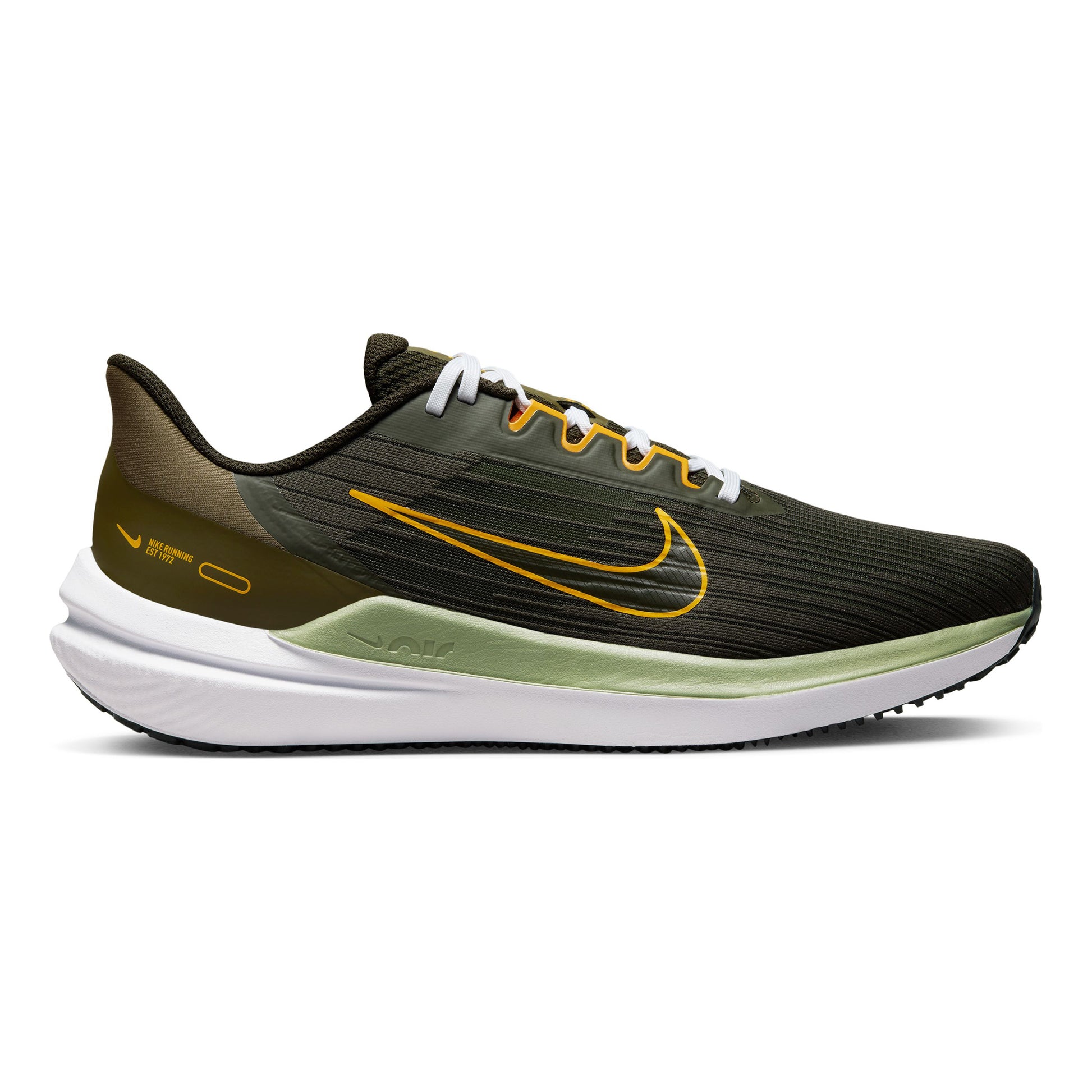 Nike Air Winflo 9 Chaussure de running sans stabilisateurs Hommes - noir, gris