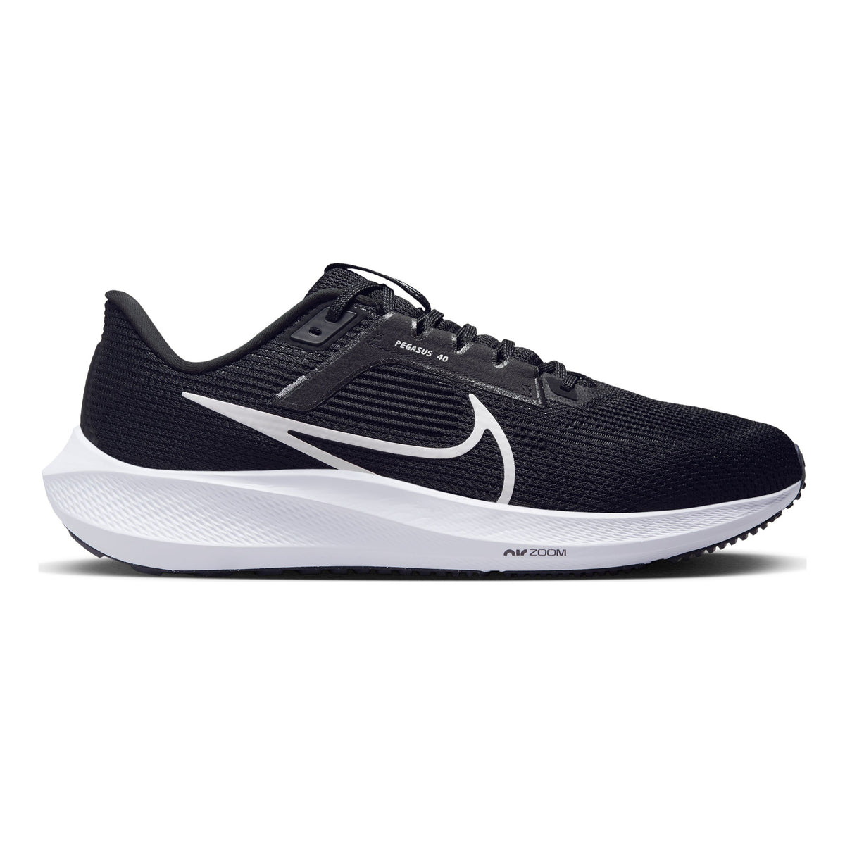 Nike Air Zoom Pegasus 40 Chaussure de running sans stabilisateurs Hommes - noir, blanc