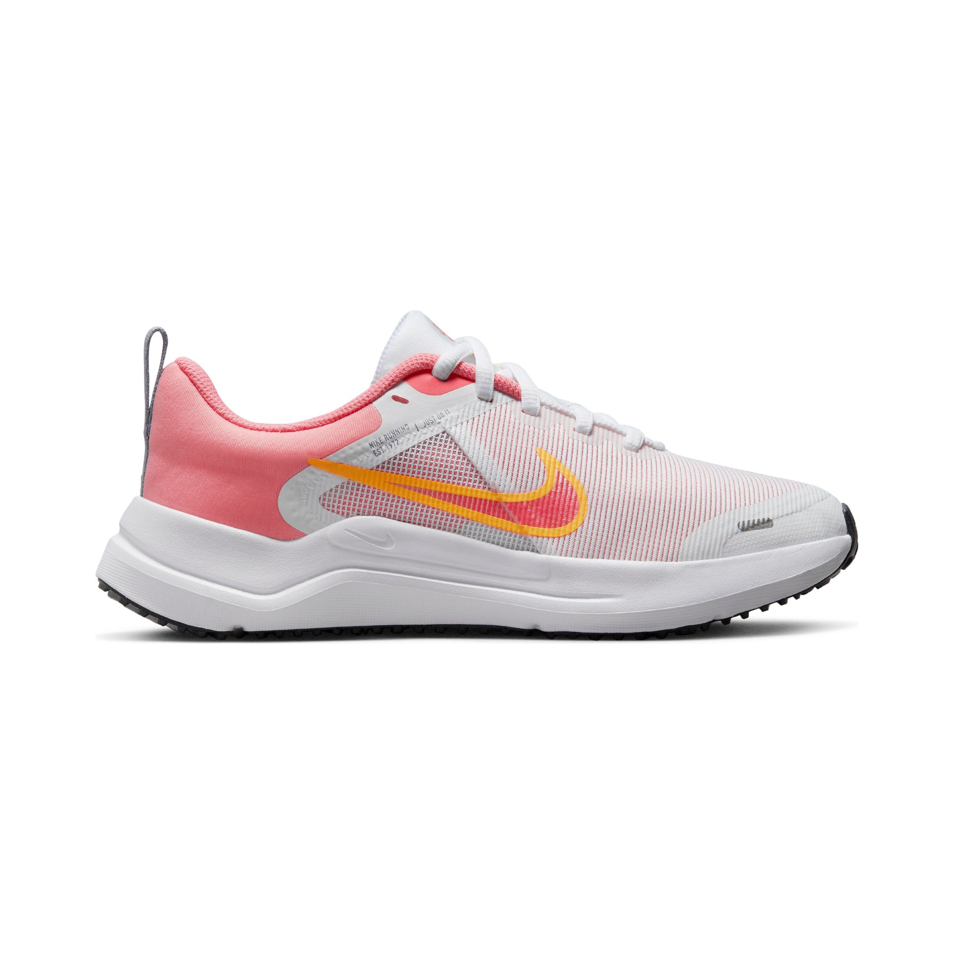 Nike Downshifter 12 Chaussure de running sans stabilisateurs Enfants - blanc, pink