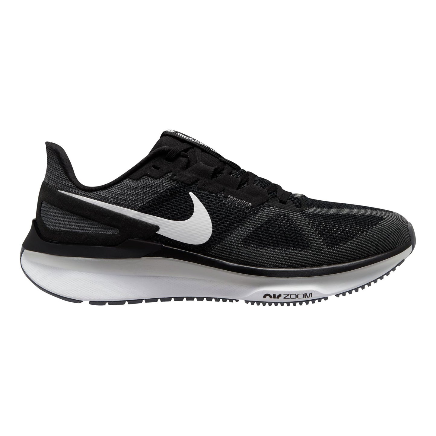 Nike Air Zoom Structure 25 Chaussure De Running Avec Stabilisateurs Hommes-Noir,Blanc