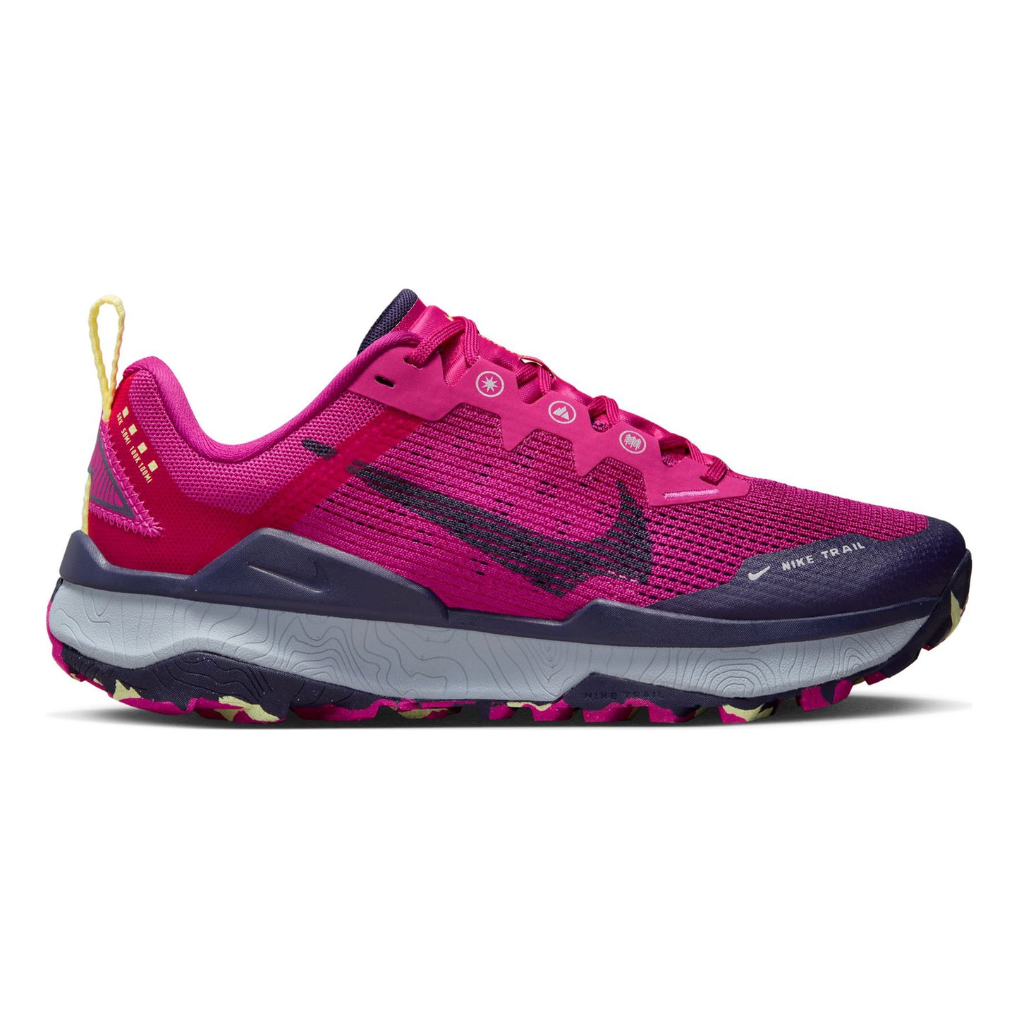 Nike React Wildhorse 8 Chaussure trail Femmes - pink, bleu foncé