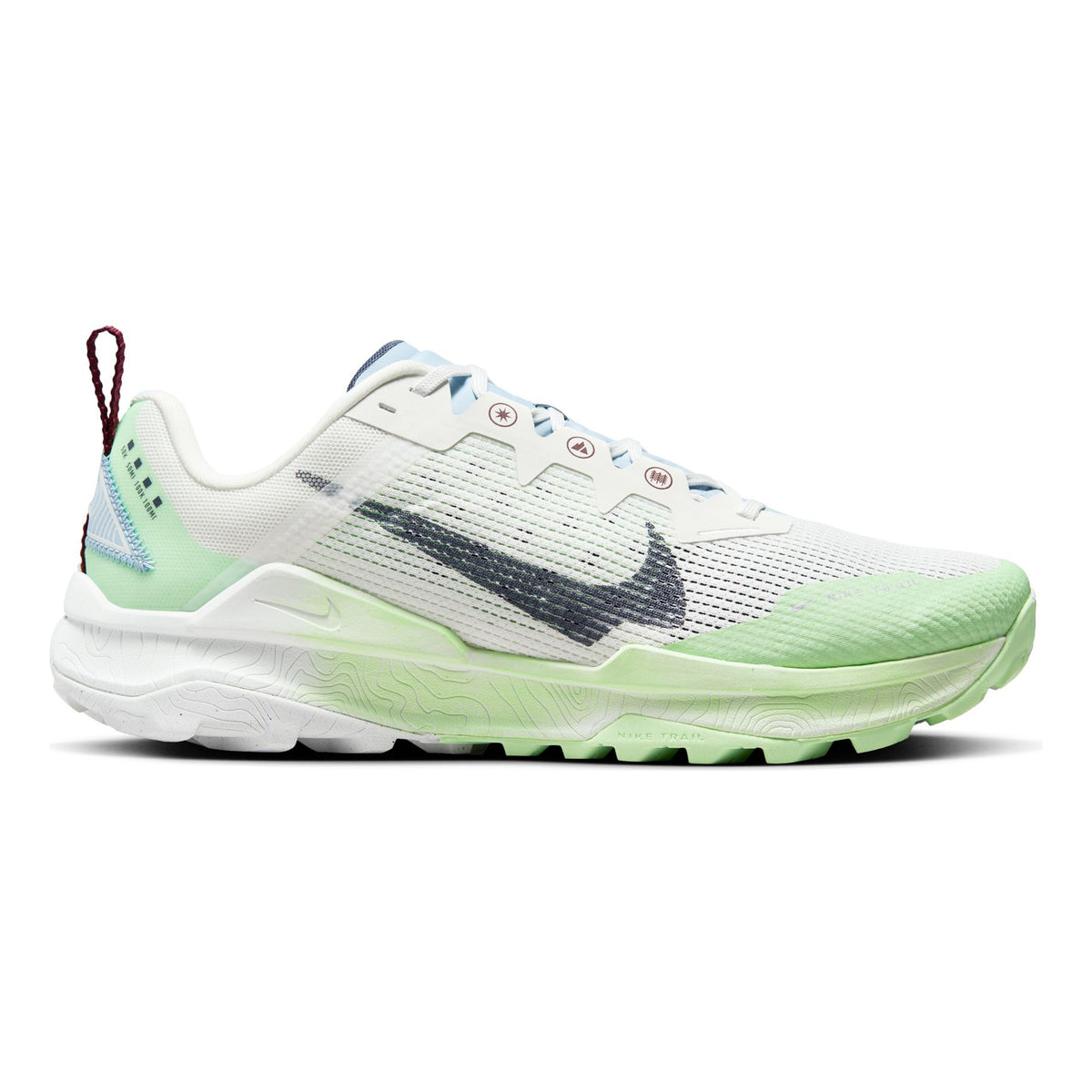 Nike React Wildhorse 8 Chaussure trail Hommes - blanc, vert clair