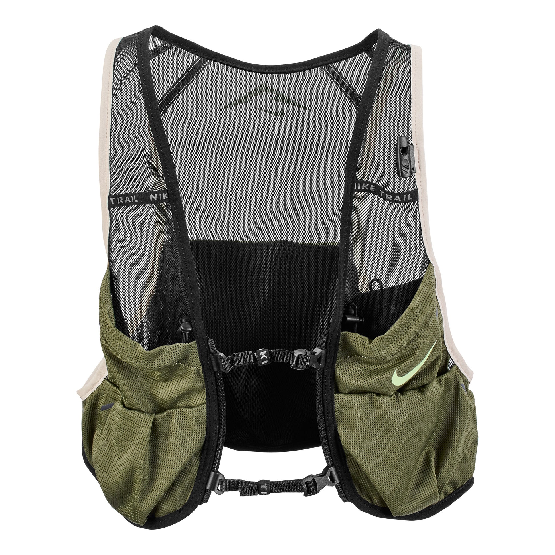 Nike Trail Vest 2.0 Sac À Dos-Noir,Vert Olive