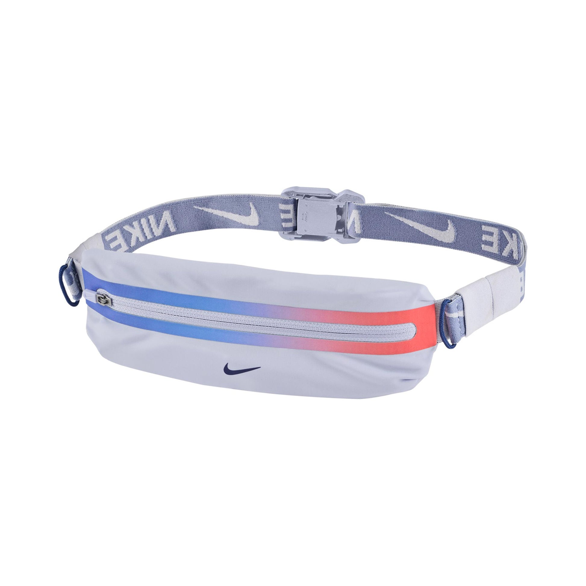 Nike Slim Waistpack 4.0 Ceinture running - gris clair, bleu