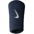 Swoosh Doublewide Poignet Pack De 2 Unités-Bleu Foncé,Blanc
