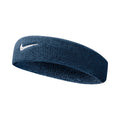 Swoosh Bandeau Unisex - bleu foncé, blanc