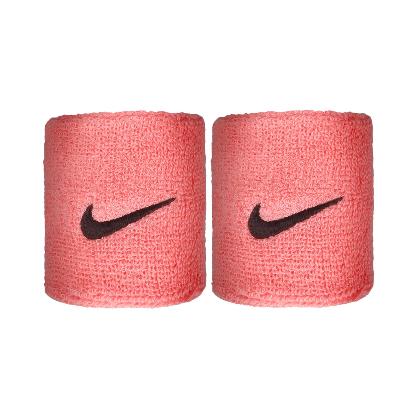 Nike Swoosh Poignet Pack de 2 unités court - rosé, noir