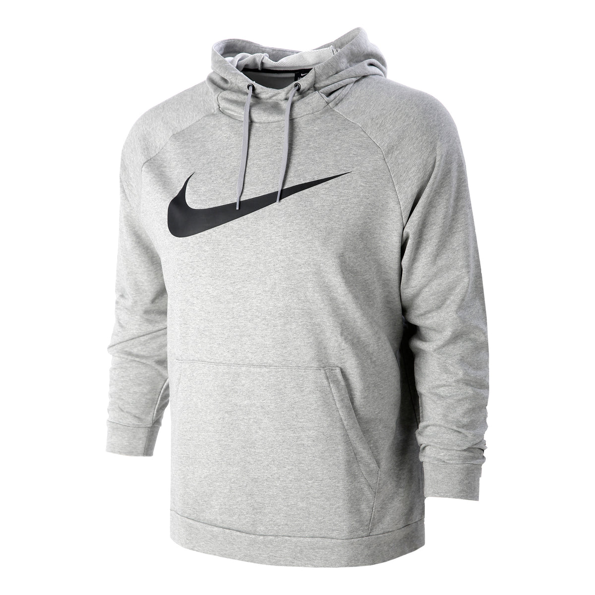 Nike Dri-Fit Swoosh Sweat à capuche Hommes - gris clair, noir