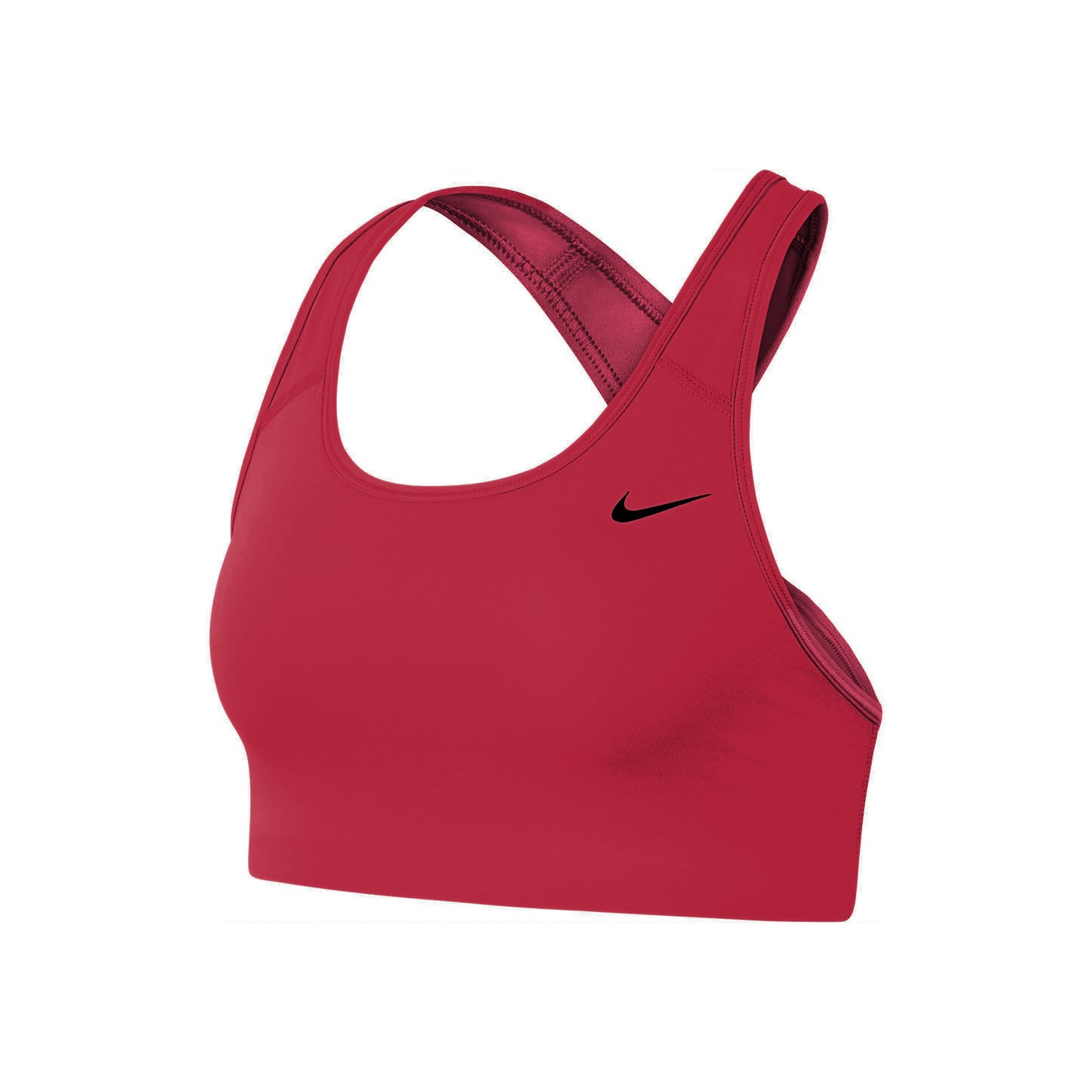 Nike Dri-Fit Swoosh Soutien-gorge sport Femmes - rouge, noir