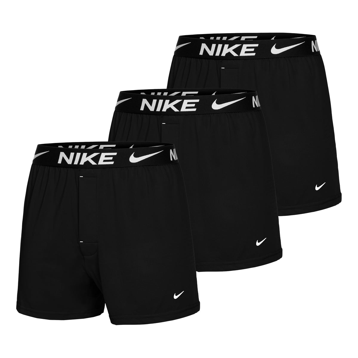 Nike Dri-Fit Essen Micro Caleçon Pack de 3 Hommes - noir, blanc