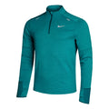 TF Repel Element Half-Zip Quarter-Zip Running Haut manches longues Hommes - bleu petrol, gris