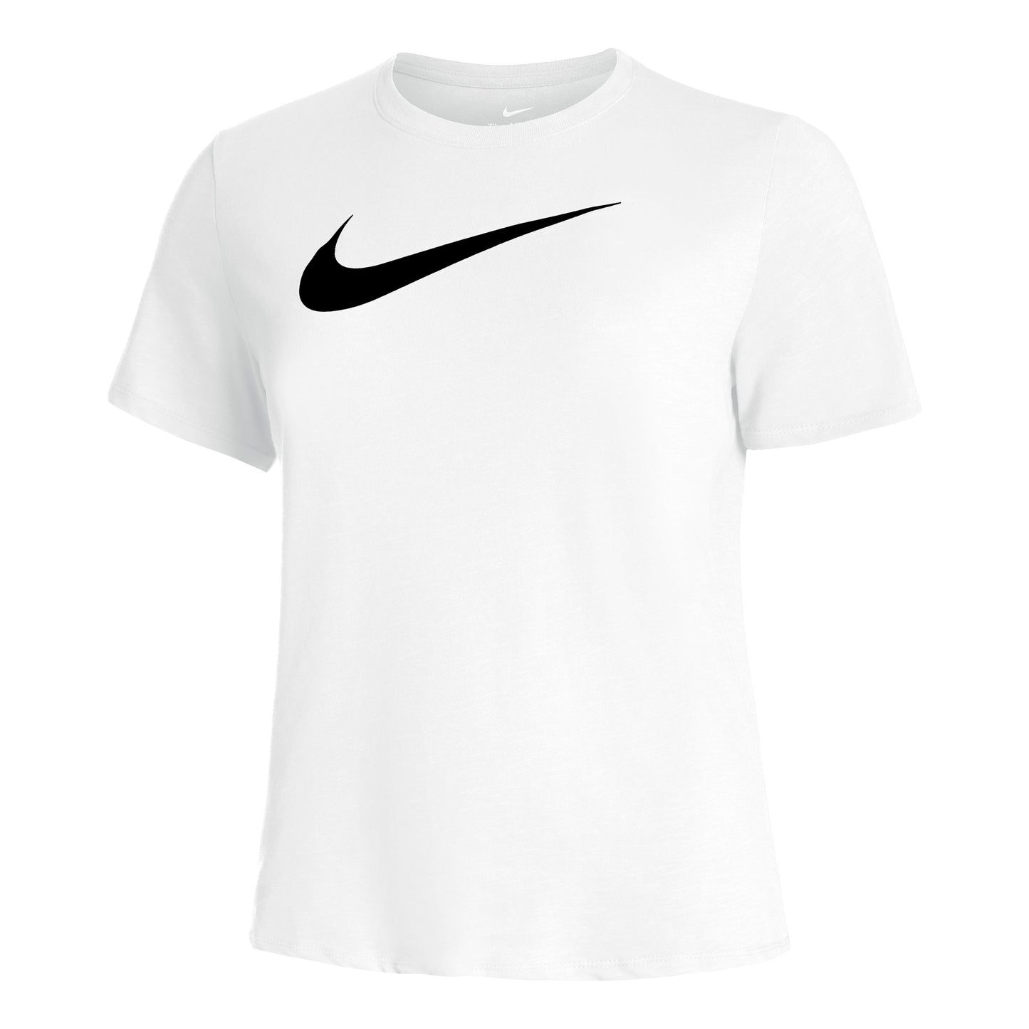Nike Dri-Fit Swoosh T-shirt Femmes - blanc, noir
