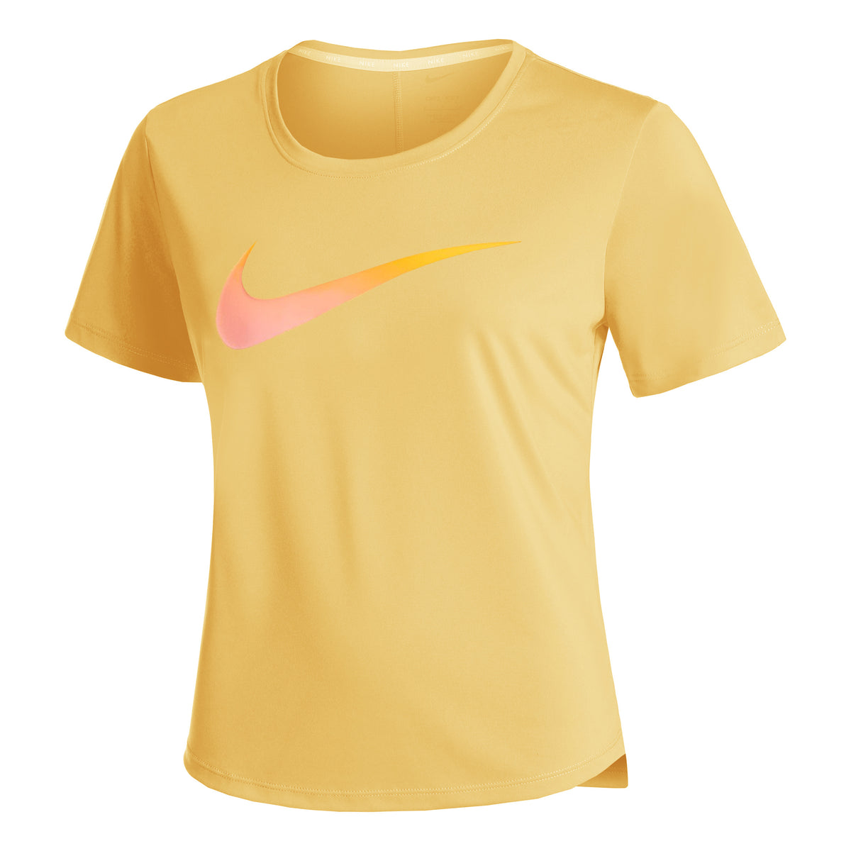 Nike Dri-Fit One Swoosh HBR Maillot de course Femmes - jaune,