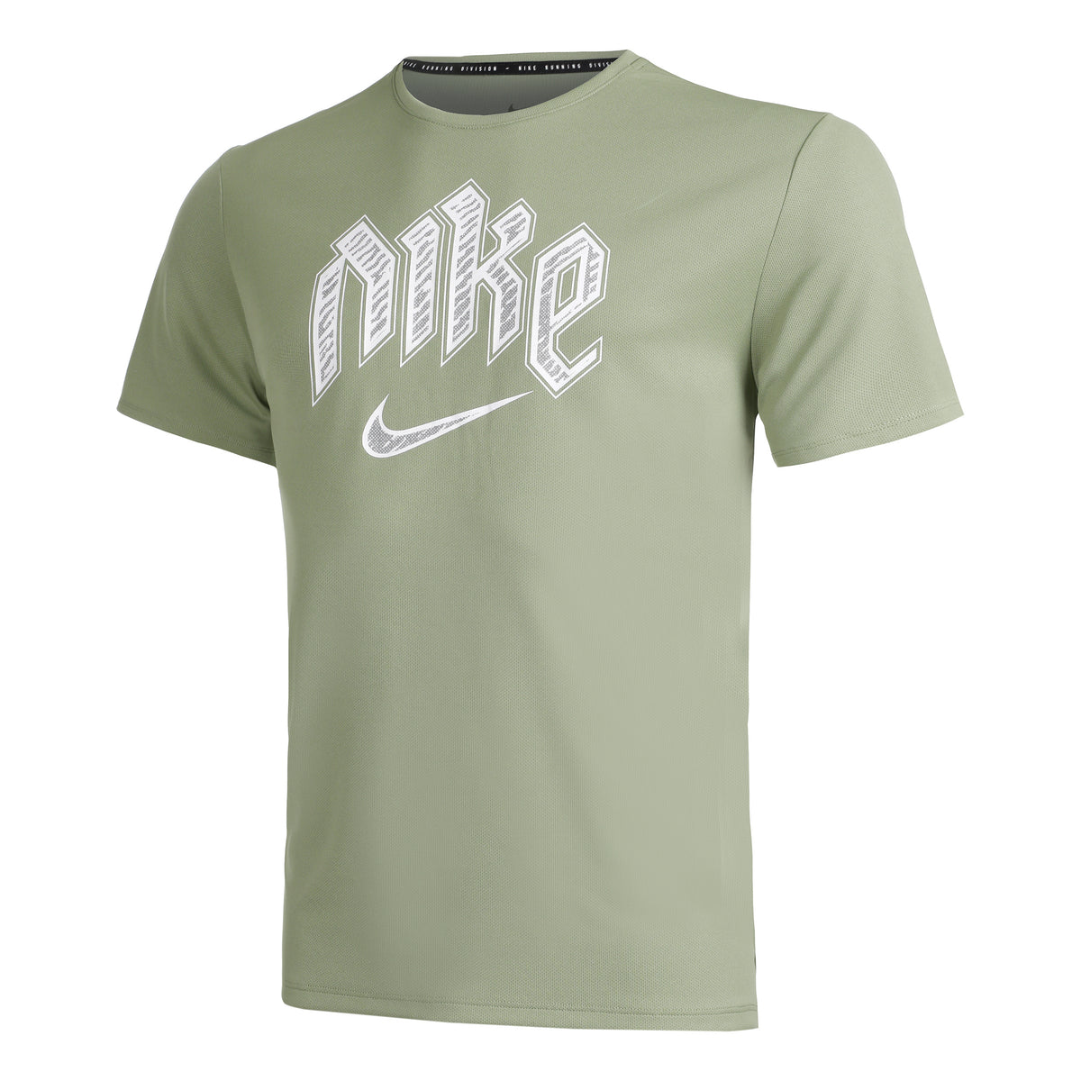 Nike Dri-Fit Run Division Maillot de course Hommes - vert, gris