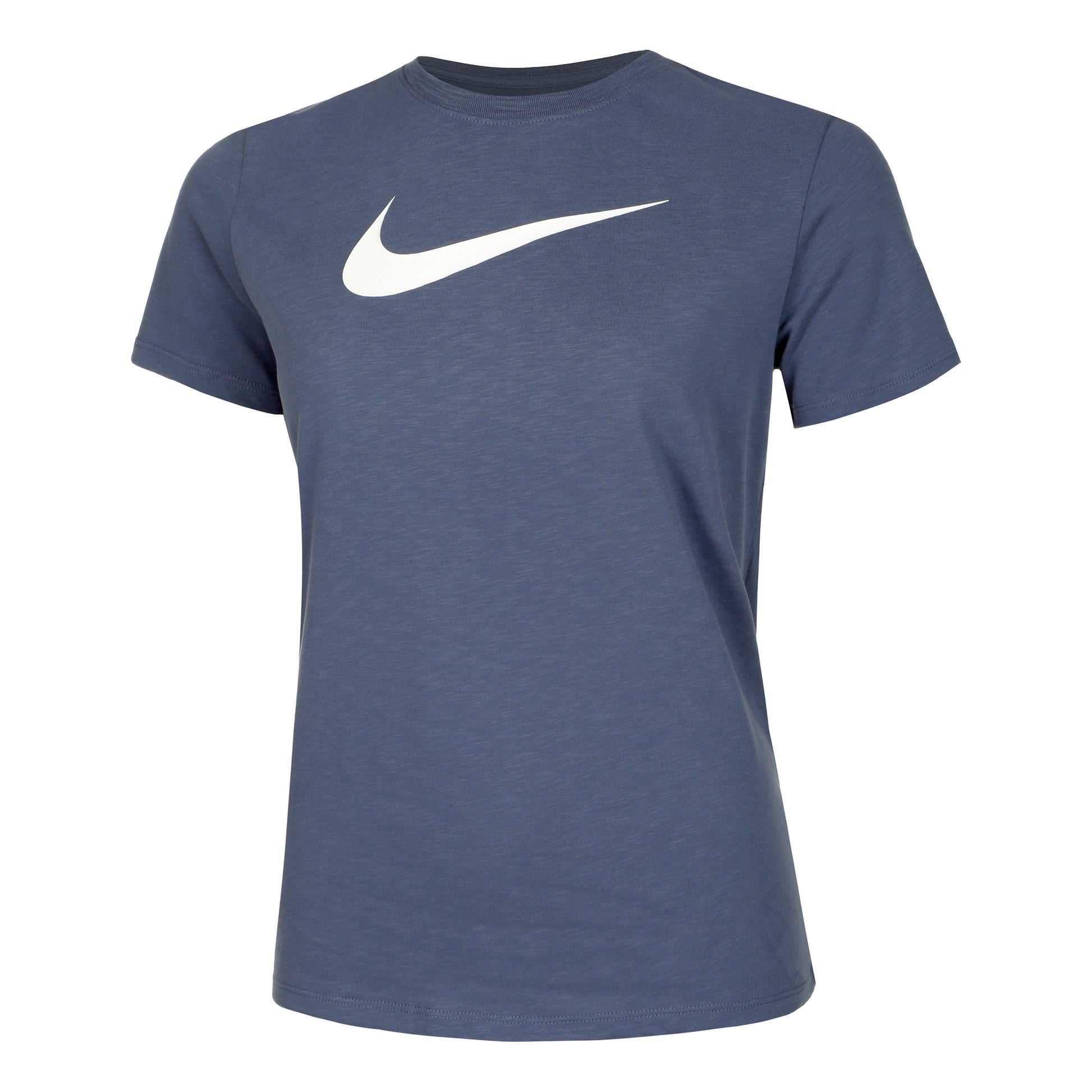 Nike Dri-Fit Swoosh T-shirt Femmes - bleu gris,