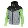 Heritage Essential Windrunner Veste de survêtement Hommes - gris, vert fluo