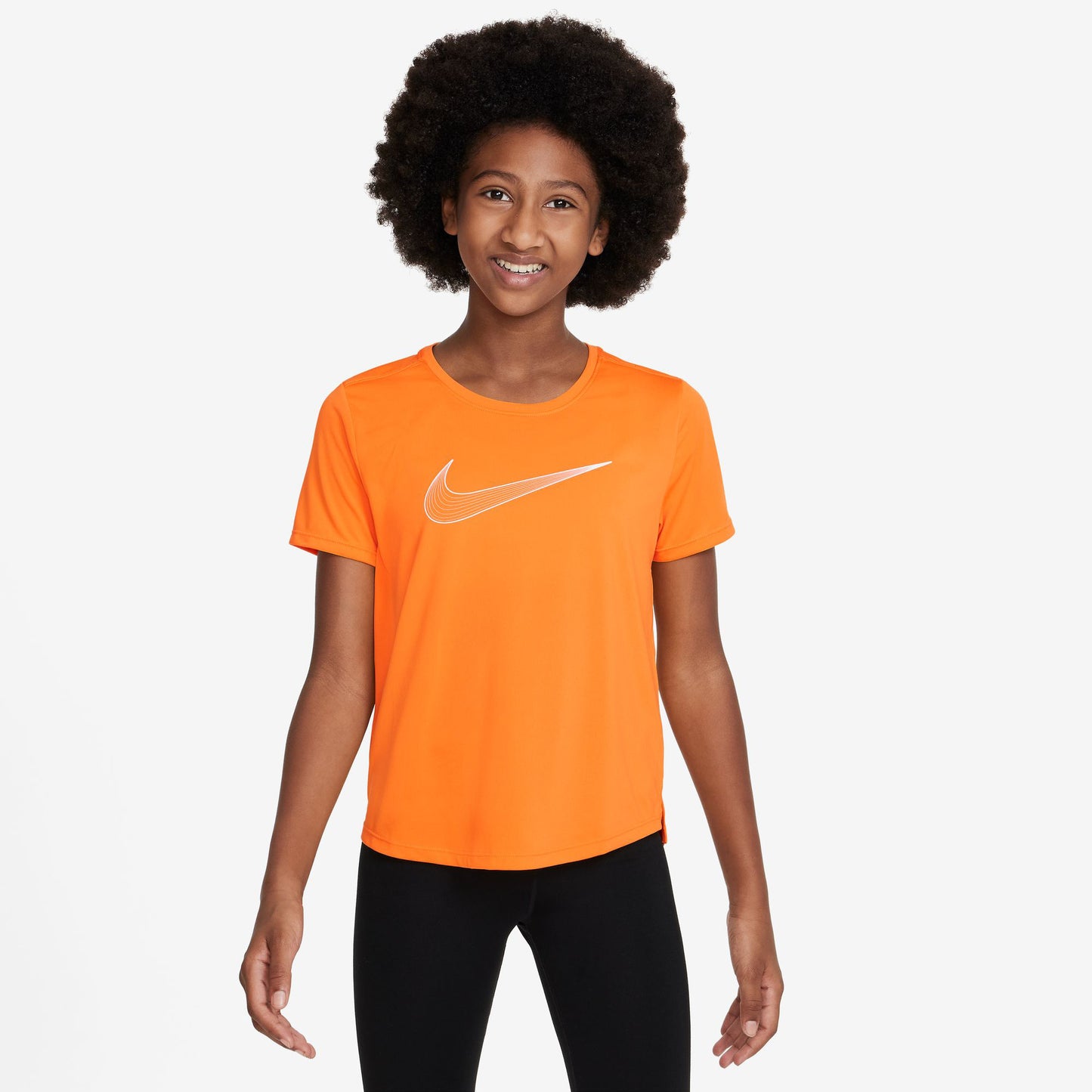 Nike Dri-Fit One GX T-shirt Filles - orange,