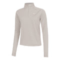 Dri-Fit Pacer 1/4-Zip Haut manches longues Femmes - gris clair,