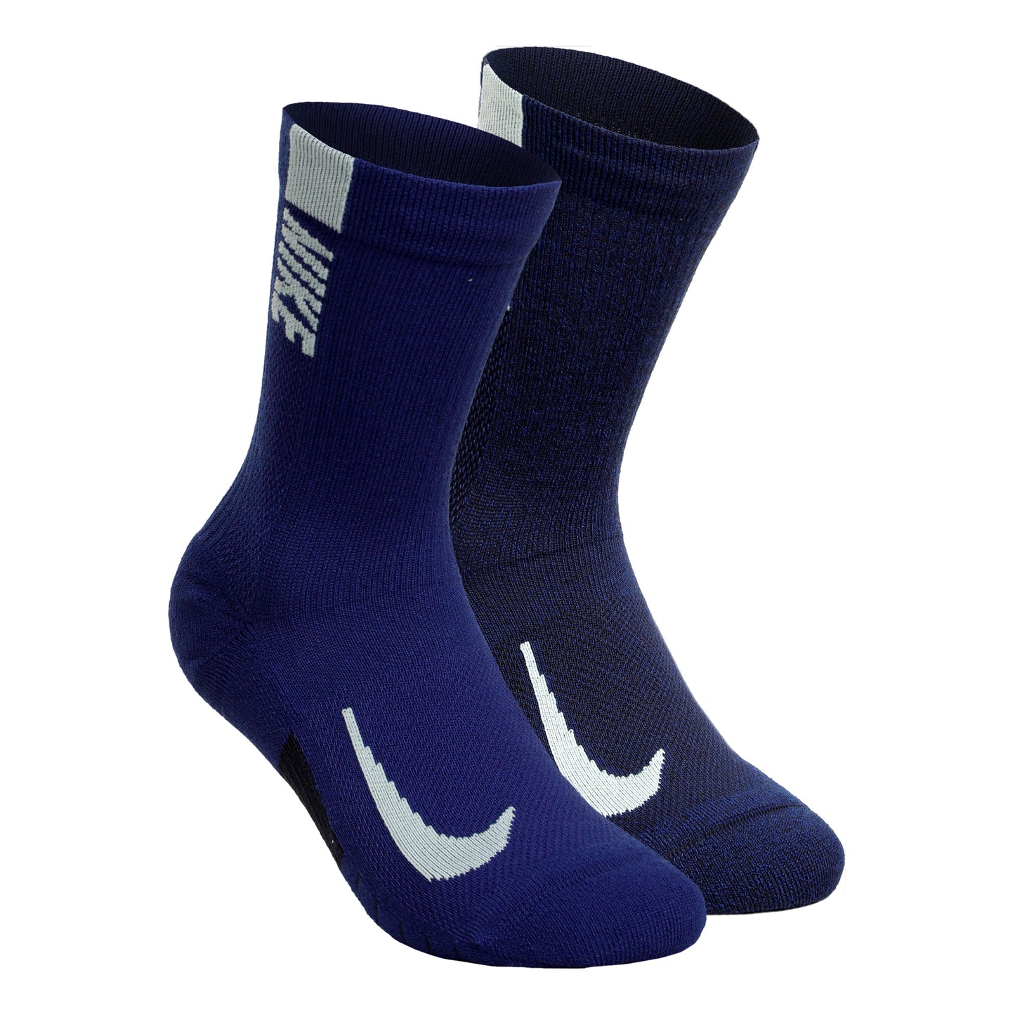 Nike Dri-Fit Multiplier Crew Chaussettes de sport Pack de 2 unités Unisex - bleu, noir