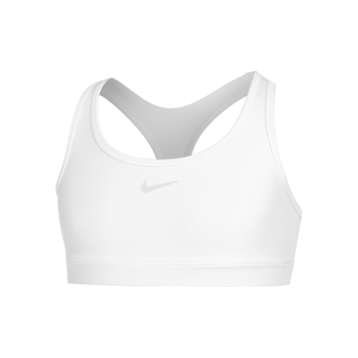 Nike Dri-Fit Swoosh Soutien-gorge Sport Filles-Blanc
