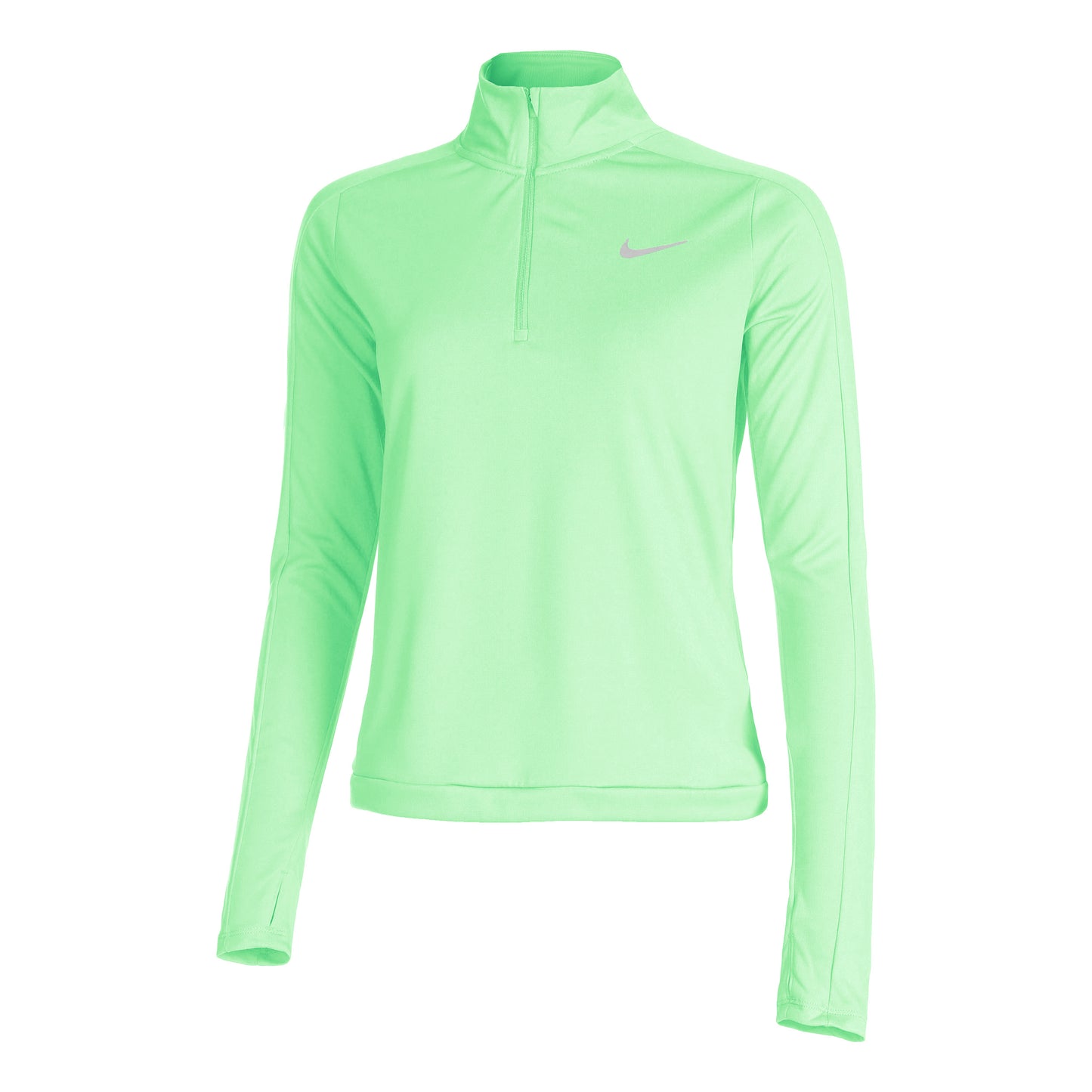 Nike Dri-Fit Pacer 1/4-Zip Haut manches longues Femmes - mint,