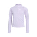 Dri-Fit Half-Zip Haut manches longues Filles - lilas,