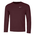 Dri-Fit UV Miler Maillot de course Hommes - rouge vin,