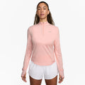 Swift Half-Zip Maillot de course Femmes - rosé