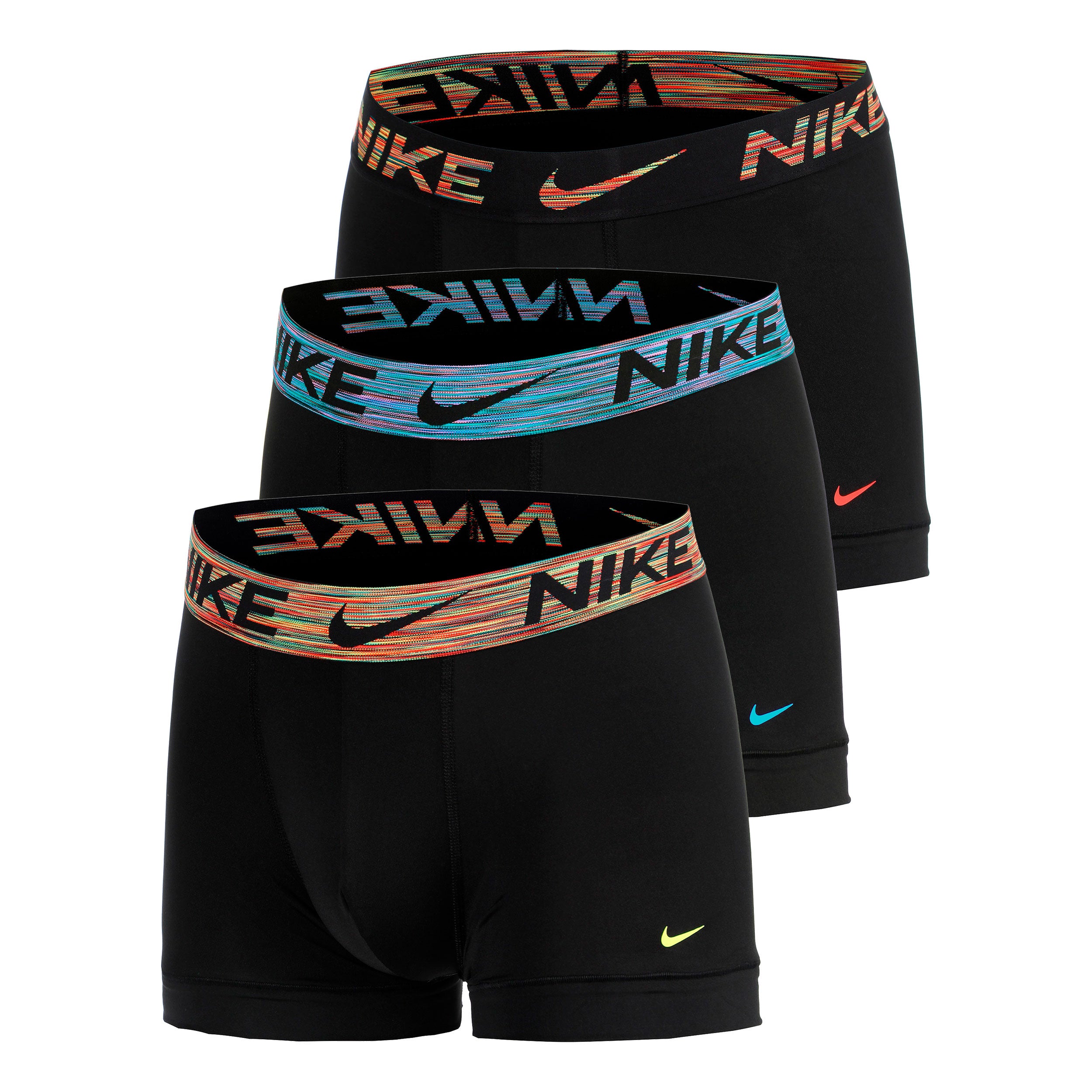 Nike Dri-Fit Essential Micro Trunk Caleçon Pack de 3 Hommes - noir, noir