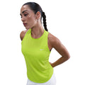 Swift Maillot de course Femmes - jaunes fluo, argent