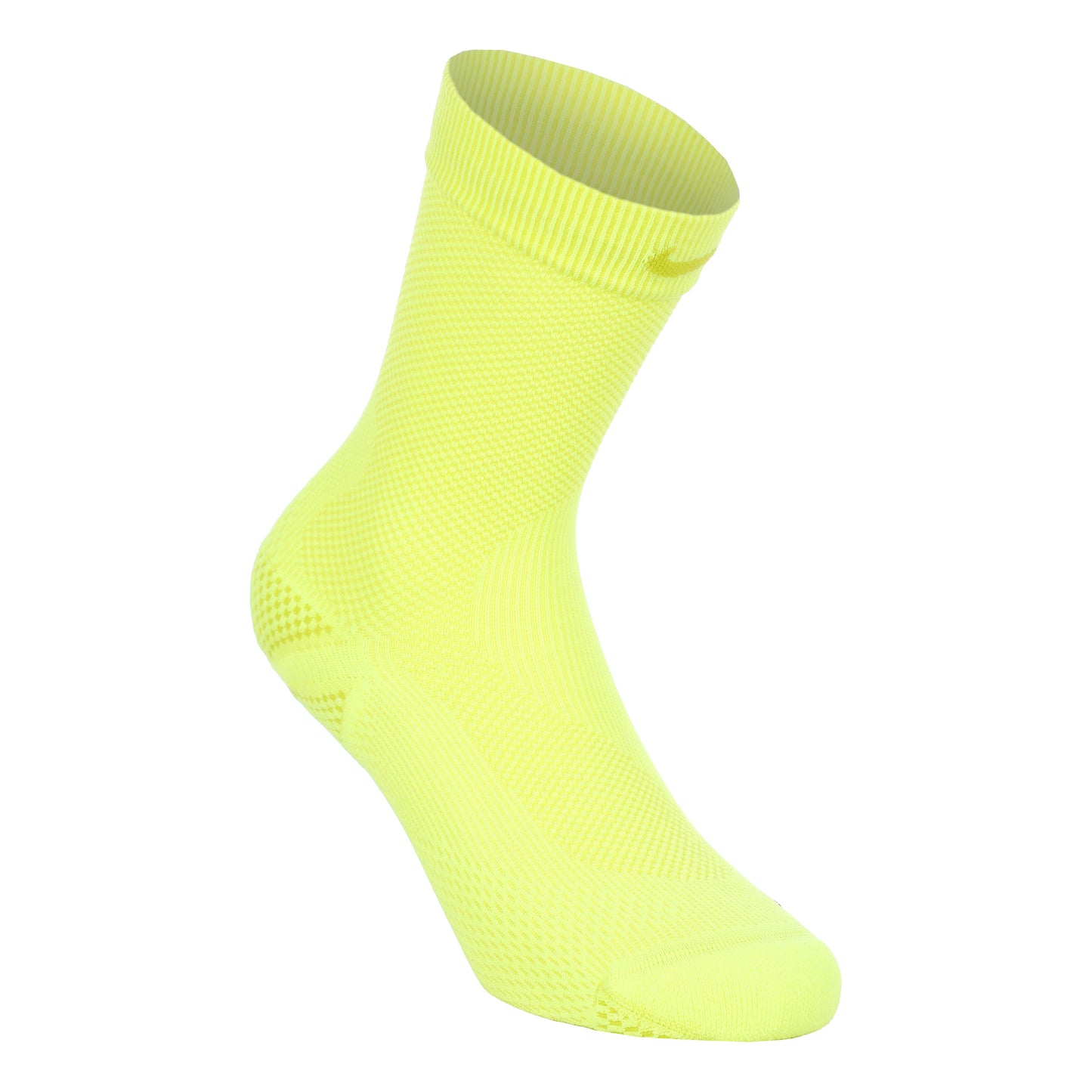 Nike Fast Lightweight Crew Chaussettes de running Unisex - vert fluo, vert