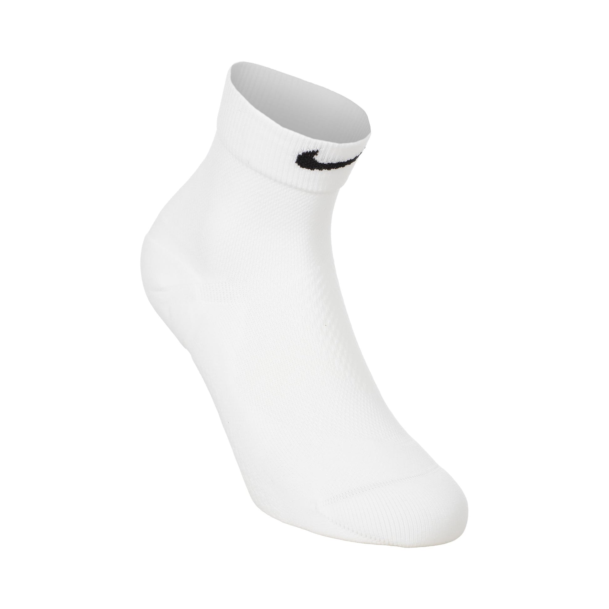 Nike Fast Midweight Ankle Chaussettes de running Unisex - blanc, vert fluo