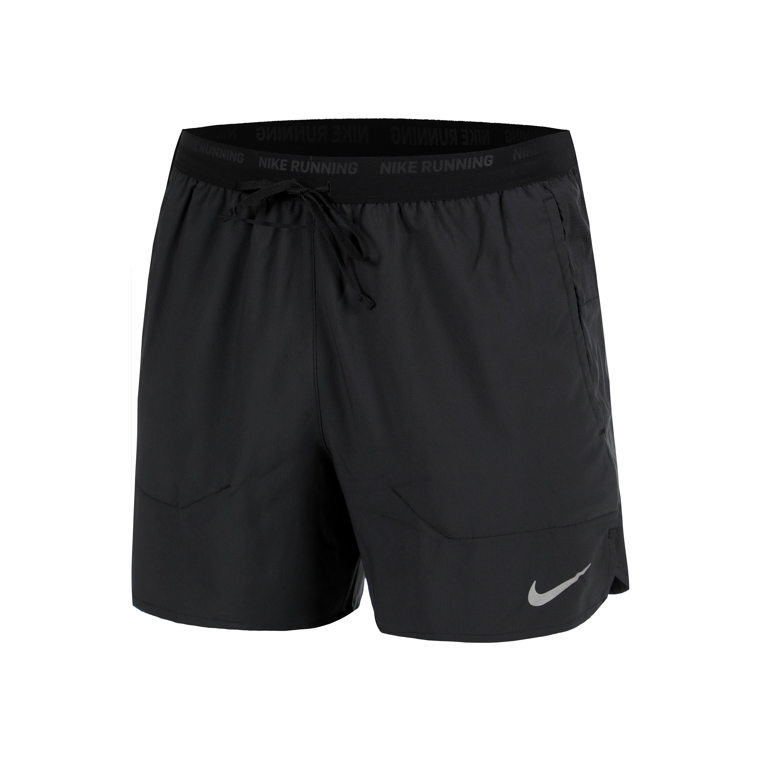 Stride 5in Short De Running Hommes-Noir | Running Point