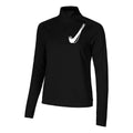 Swoosh Half-Zip Maillot De Course Femmes-Noir